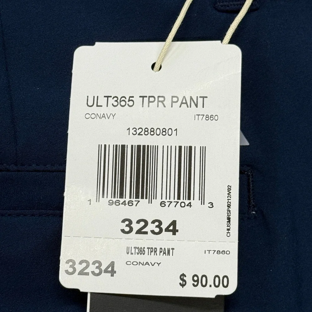 Adidas Ultimate365 Mens Golf Pants Navy Blue Tapered Regular Fit 32‎ x 34 NWT